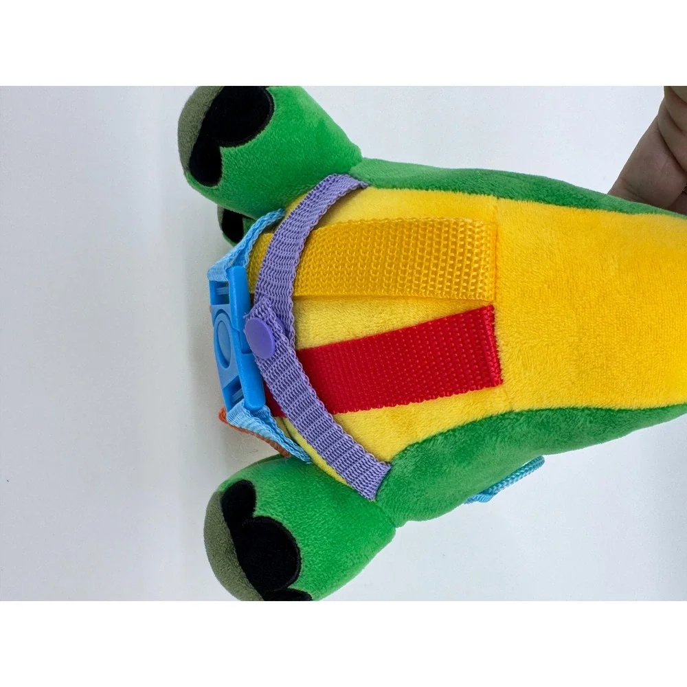 Sensory‎ Dinosaur Buckle Toy Toddler Busy Board Fine Motor Zipper Lacing  Plush
